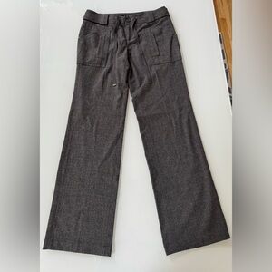 Cartonnier by Anthropologie Gray Wool-Blend Drawstring Trousers | Size 2
